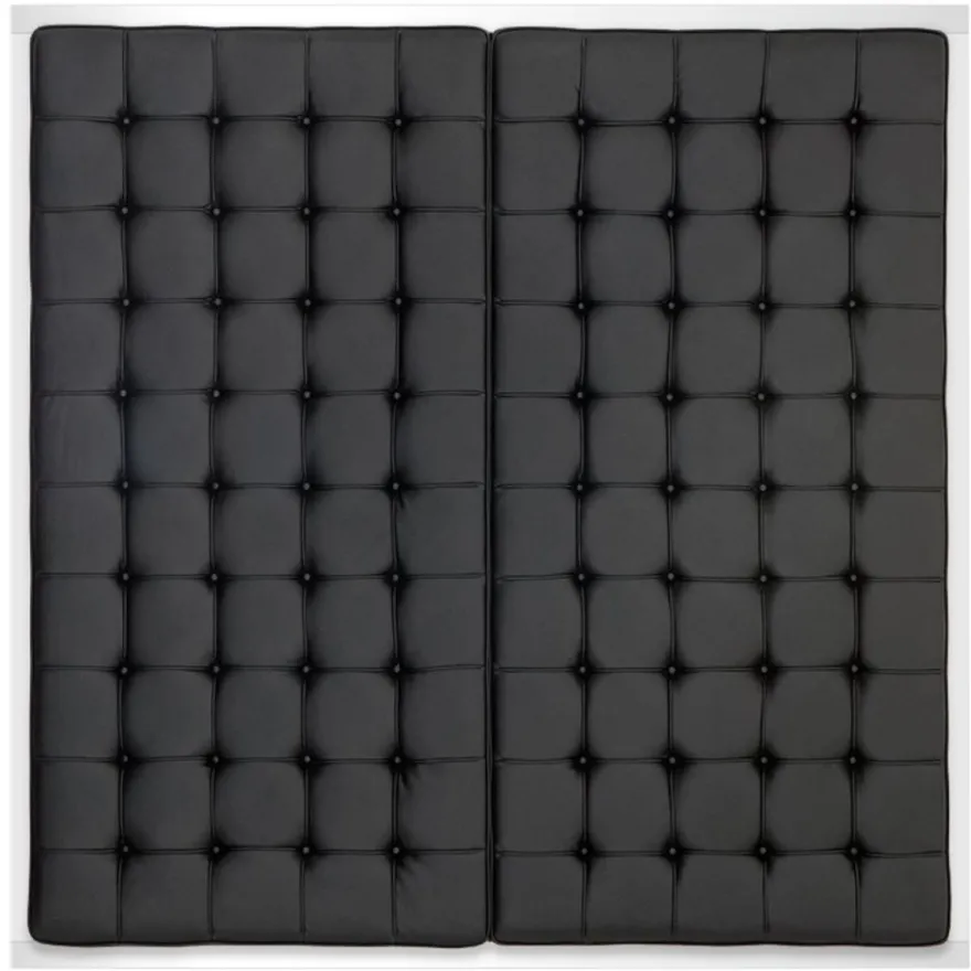 Casa Padrino Luxus Hotel Bett-Kopfteil Schwarz 180 x H. 180 cm - Designer Schlafzimmermöbel