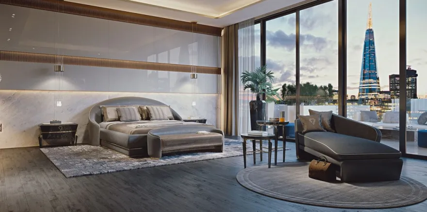 Casa Padrino Luxus Hotel Chaiselongue Grau / Weiß 178 x 98 x H. 80 cm - Massivholz Recamiere - Hotel Möbel - Luxus Qualität - Made in Italy
