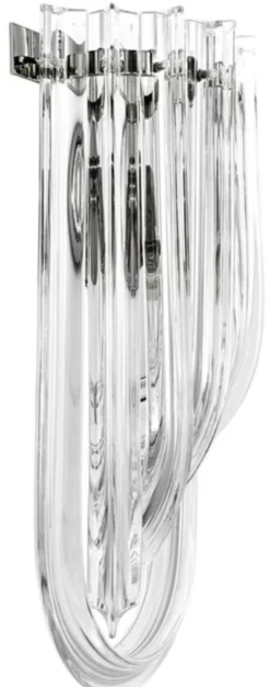 Casa Padrino Luxus Hotel Restaurant Wandlampe 18 x 10 x H. 40 cm - Limited Edition