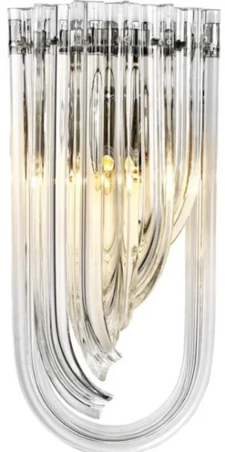 Casa Padrino Luxus Hotel Restaurant Wandlampe 18 x 10 x H. 40 cm - Limited Edition