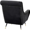 Casa Padrino Luxus Hotel Salon Sessel Schwarz 80 x 90 x H. 88 cm - Wohnzimmer Möbel
