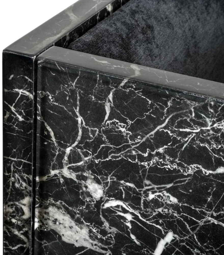 Casa Padrino Luxus Hotel Sessel Schwarz 71 x 70 x H. 68 cm - Limited Edition