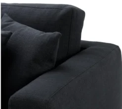 Casa Padrino Luxus Hotel Sofa Schwarz 234 x 103 x H. 86 cm - Limited Edition
