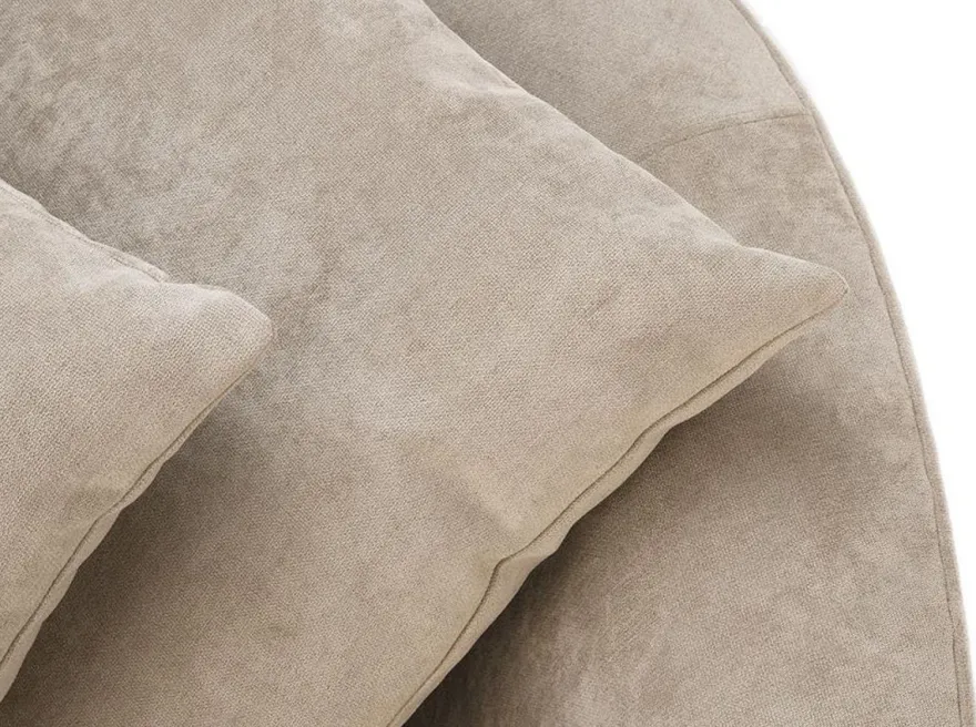 Casa Padrino Luxus Hotel Sofa Greige 255 x 91 x H. 72 cm - Designer Kollektion
