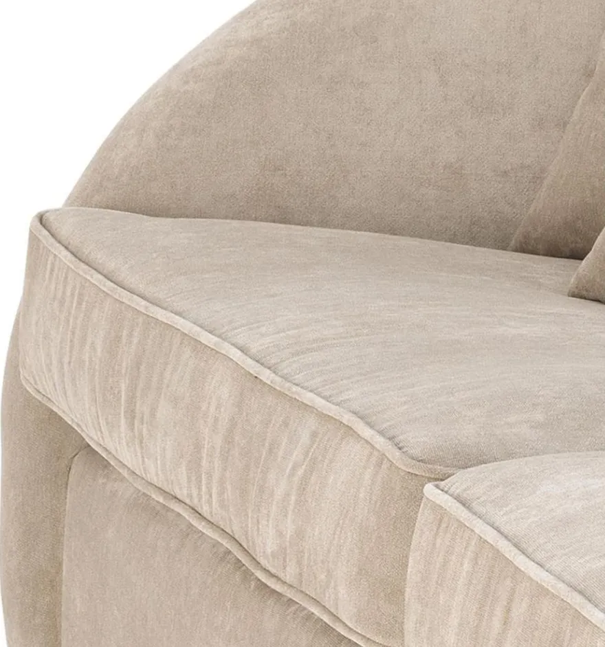 Casa Padrino Luxus Hotel Sofa Greige 255 x 91 x H. 72 cm - Designer Kollektion