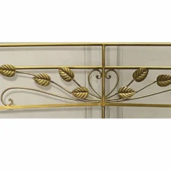 Casa Padrino Luxus Jugendstil Schmiedeeisen Sofa Gold / Creme 435 cm - Hotel & Garten Sofa