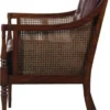 Casa Padrino Luxus Jugendstil Salon Sessel Dunkelbraun / Braun 68 x 65 x H. 98 cm - Hotel Möbel