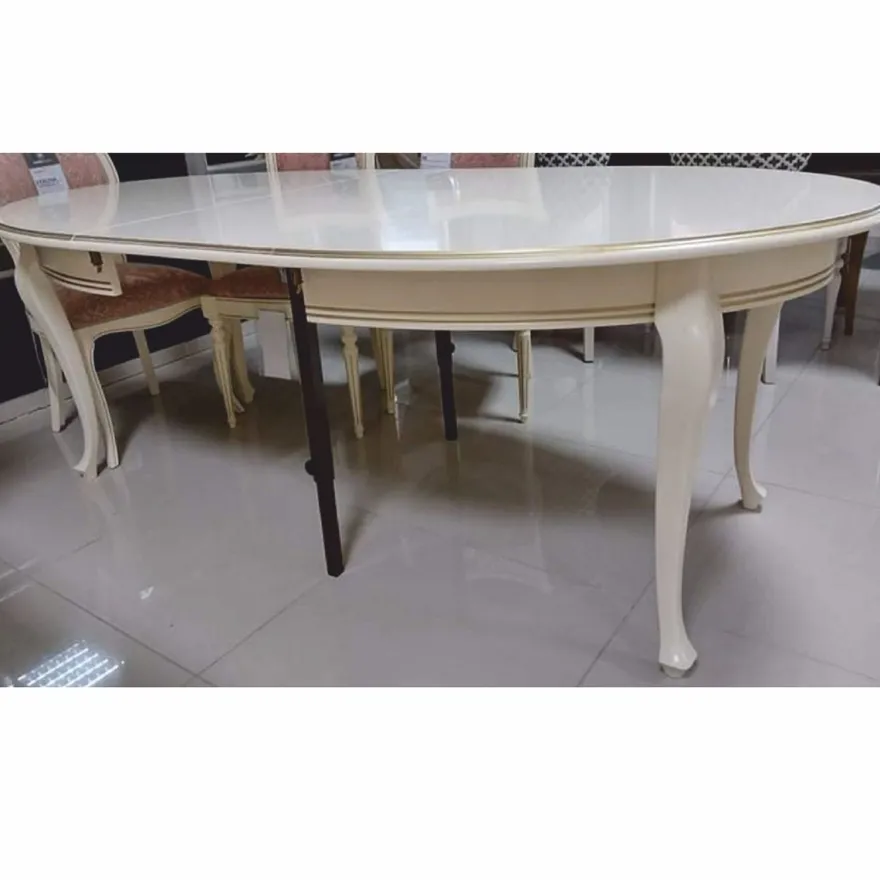 Casa Padrino Luxus Jugendstil Esszimmer Set Rosa / Creme - Esszimmer Möbel