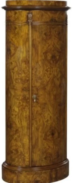 Casa Padrino Luxus Jugendstil Kommode mit Tür Hellbraun 62 x 39 x H. 145 cm - Barock & Jugendstil Möbel
