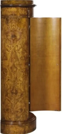 Casa Padrino Luxus Jugendstil Kommode mit Tür Hellbraun 62 x 39 x H. 145 cm - Barock & Jugendstil Möbel