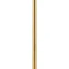 Casa Padrino Luxus Jugendstil Gartenlaterne Gold 103 x 30 x H. 220 cm - Aluminium Garten Stehleuchte - Nostalgische Outdoor Beleuchtung - Luxus Qualität - Made in Italy