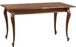 Casa Padrino Luxus Jugendstil Esstisch Braun 130 x 80 x H. 75,6 cm - Massivholz Küchentisch - Barock & Jugendstil Möbel Esszimmer Möbel