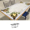 Casa Padrino Luxus Jugendstil Gartentisch Zitronenzweige 180 × 90 cm - Rechteckiger Esstisch aus handbemaltem Lavastein - Gastronomie Möbel - Made in Italy