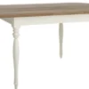 Casa Padrino Luxus Jugendstil Esstisch Braun / Cremefarben 140-190 x 95 x H. 77,5 cm - Ausziehbarer Massivholz Esszimmertisch - Esszimmer Möbel