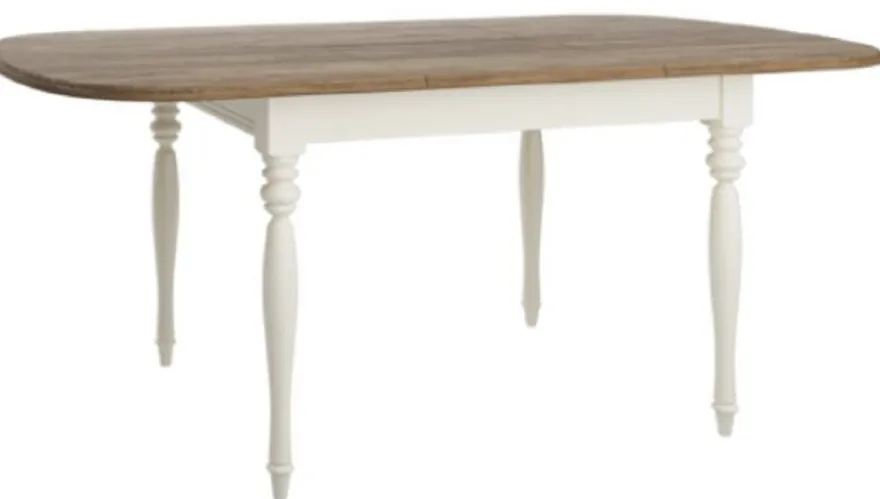 Casa Padrino Luxus Jugendstil Esstisch Braun / Cremefarben 140-190 x 95 x H. 77,5 cm - Ausziehbarer Massivholz Esszimmertisch - Esszimmer Möbel