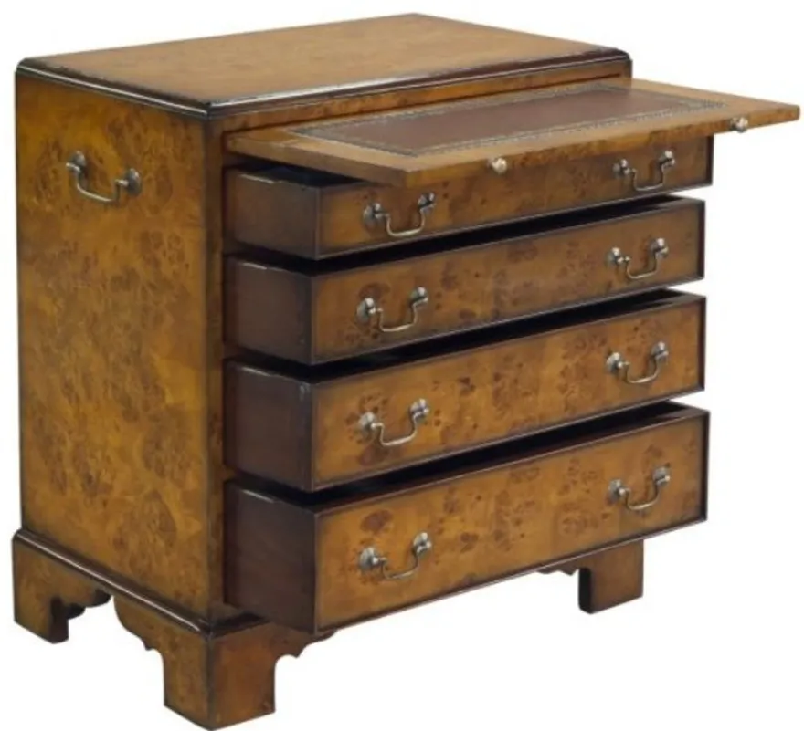 Casa Padrino Luxus Jugendstil Kommode mit 4 Schubladen Braun 62 x 39 x H. 70 cm - Luxus Qualität