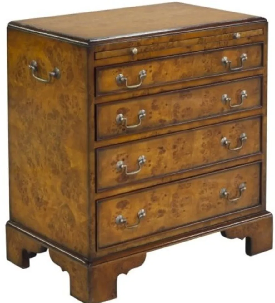Casa Padrino Luxus Jugendstil Kommode mit 4 Schubladen Braun 62 x 39 x H. 70 cm - Luxus Qualität