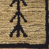 Casa Padrino Luxus Jute Teppich Beige / Schwarz 300 x 400 cm - Handgewebt