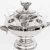 Casa Padrino Luxus Kaviarschale mit Deckel Silber 29 x 21 x H. 23 cm - Hotel & Restaurant Accessoires