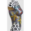 Casa Padrino Luxus Keramik Deko Frauen Torso Bunt H. 56 cm - Handgefertigt & Handbemalt