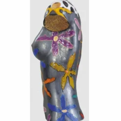 Casa Padrino Luxus Keramik Deko Frauen Torso Bunt H. 56 cm - Handgefertigt & Handbemalt