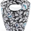 Casa Padrino Luxus Keramik Eiseimer Schwarz / Mehrfarbig Ø 27 x H. 25 cm - Handgefertigter & handbemalter Eiskübel - Weinkühler - Sektkühler - Champagnerkühler - Luxus Qualität - Made in Italy