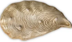 Casa Padrino Luxus Keramik Serviertablett in Austerform Braun / Weiß 47 cm - Made in Italy