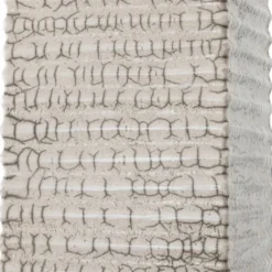 Casa Padrino Luxus Keramik Tischleuchte mit Lampenschirm Antik Weiß / Beige H. 79 cm