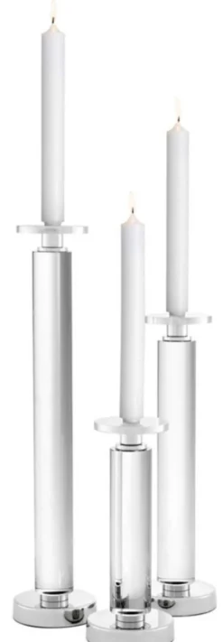 Casa Padrino Luxus Kerzenhalter 3er Set - Hotel Restaurant Accessoires