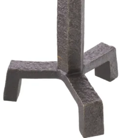 Casa Padrino Luxus Kerzenhalter Bronzefarben 18,5 x 16,5 x H. 50 cm - Messing Kerzenständer - Hotel & Restaurant Deko Accessoires - Luxus Qualität
