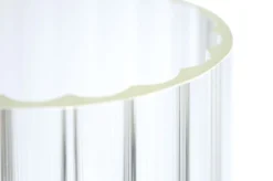 Casa Padrino Luxus Kerzenhalter Gold Ø 10 x H. 30-33 cm - Kerzenhalter aus massivem gebürstetem Messing mit Glaszylinder - Luxus Deko Accessoires