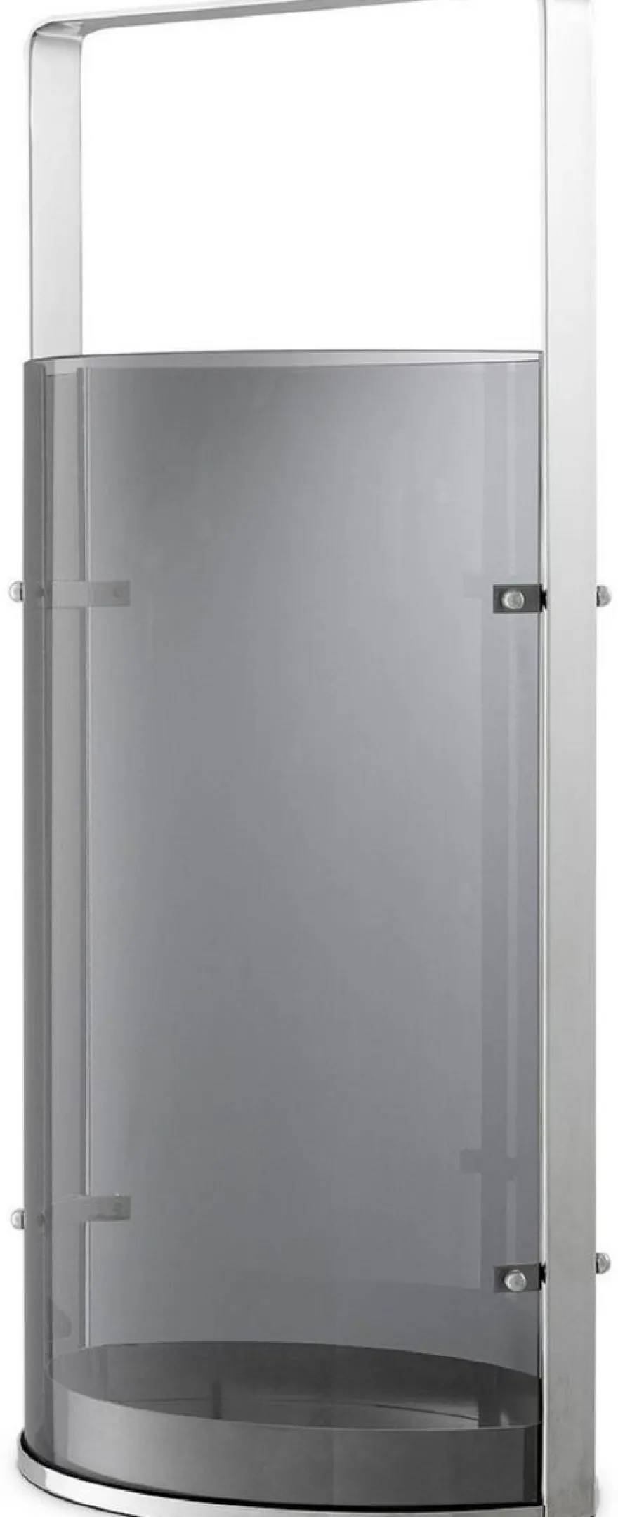 Casa Padrino Luxus Kerzenleuchter Silber / Grau 29,5 x 21 x H. 65 cm - Gastronomie Accessoires - Luxus Qualität