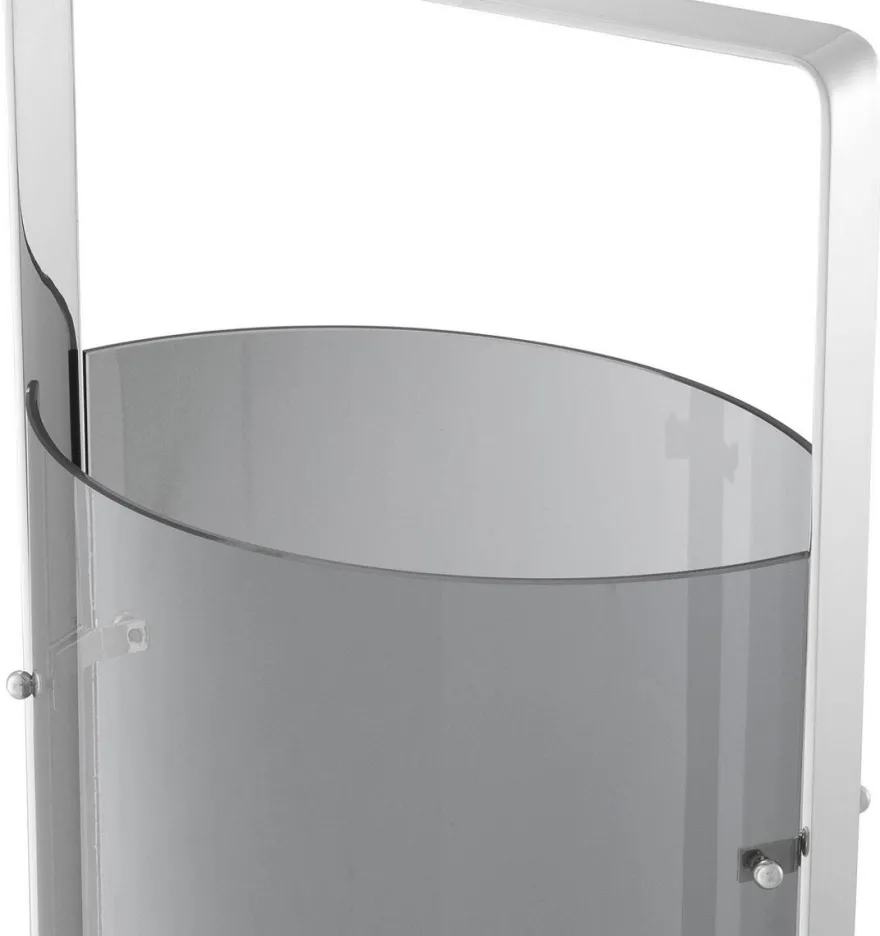 Casa Padrino Luxus Kerzenleuchter Silber / Grau 29,5 x 21 x H. 65 cm - Gastronomie Accessoires - Luxus Qualität
