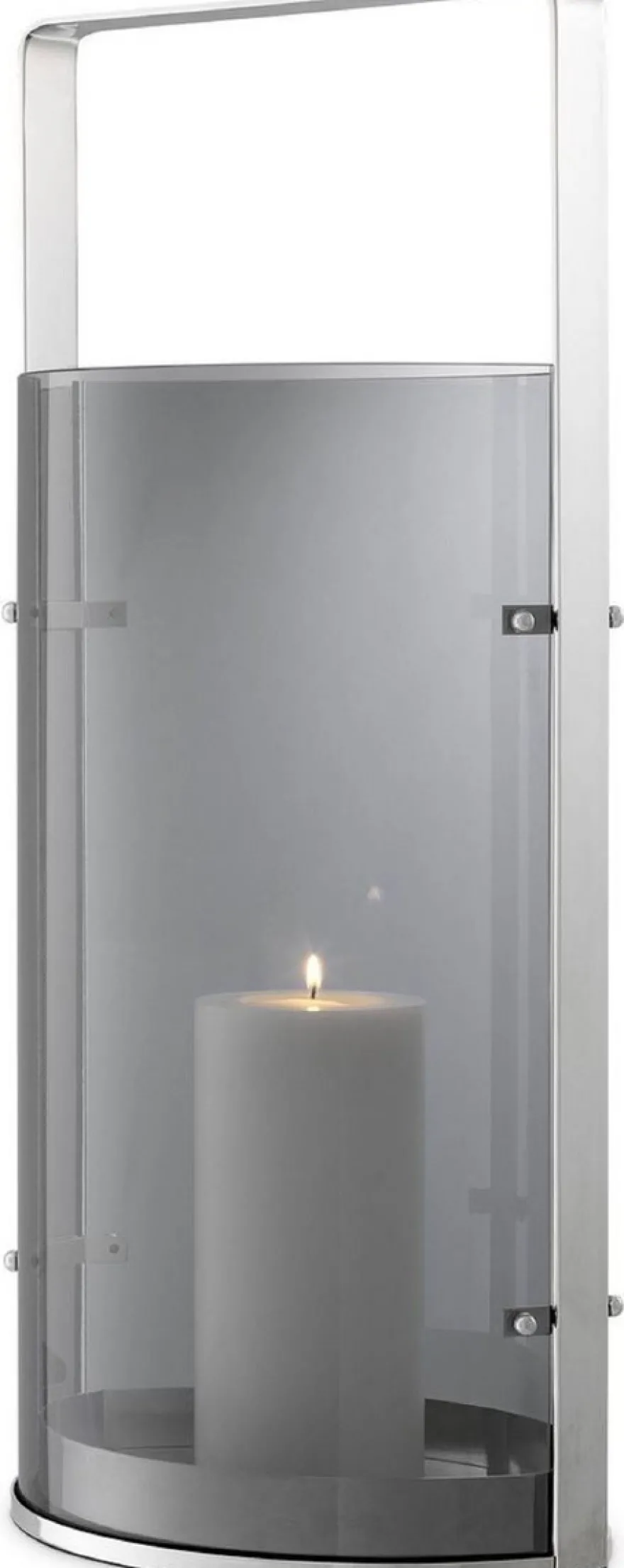 Casa Padrino Luxus Kerzenleuchter Silber / Grau 29,5 x 21 x H. 65 cm - Gastronomie Accessoires - Luxus Qualität