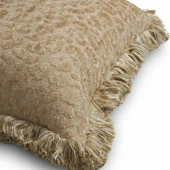 Casa Padrino Luxus Kissen Beige 50 cm - Luxus Wohnzimmer Deko Accessoires