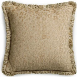 Casa Padrino Luxus Kissen Beige 50 cm - Luxus Wohnzimmer Deko Accessoires