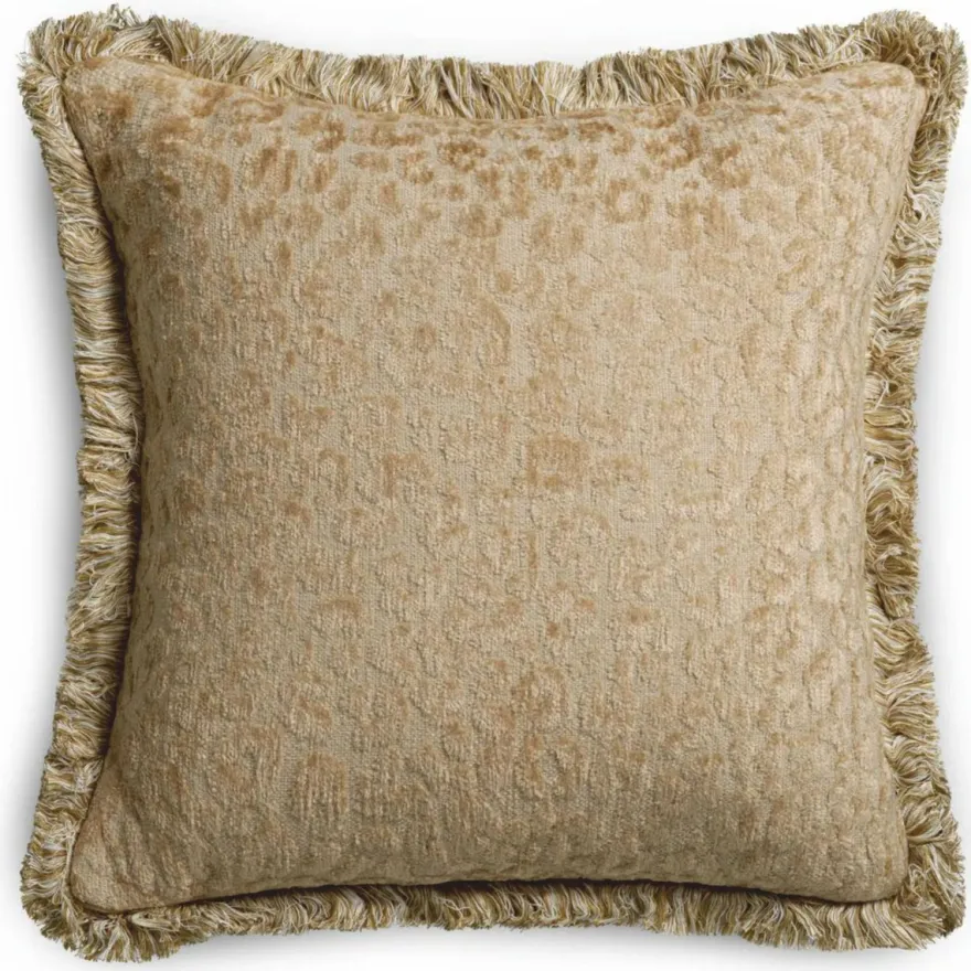 Casa Padrino Luxus Kissen Beige 50 cm - Luxus Wohnzimmer Deko Accessoires