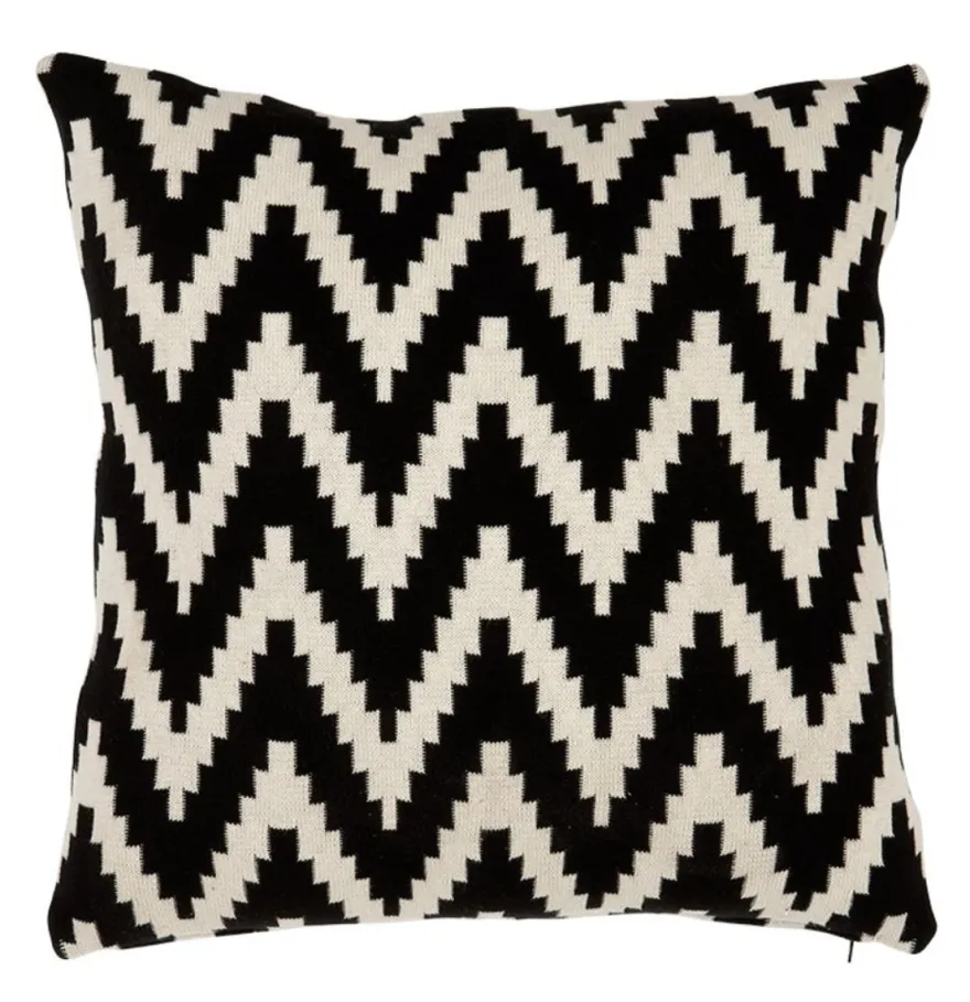 Casa Padrino Luxus Kissen 2er Set 50 x H. 50 cm Schwarz / Beige - Wohnzimmer Accessoires