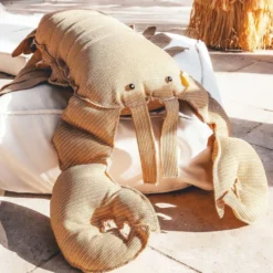 Casa Padrino Luxus Kissen Hummer Beige 100 cm - Outdoor Deko Kissen