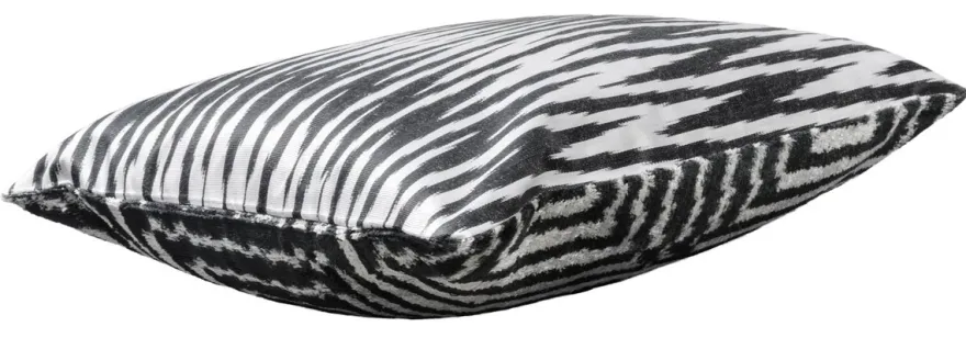 Casa Padrino Luxus Kissen Mod2 Schwarz / Weiß 40 x 40 cm - Wohnzimmer Deko Accessoires