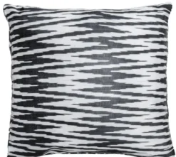Casa Padrino Luxus Kissen Mod2 Schwarz / Weiß 40 x 40 cm - Wohnzimmer Deko Accessoires