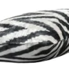 Casa Padrino Luxus Kissen Schwarz / Weiß 40 x 40 cm - Wohnzimmer Deko Accessoires