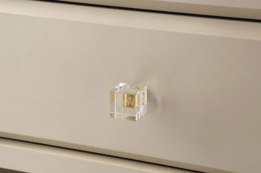 Casa Padrino Luxus Kleiderschrank Beige 200 x 60 x H. 230 cm - Offener Schlafzimmer Schrank - Schlafzimmer Möbel - Hotel Möbel - Luxus Möbel - Luxus Einrichtung - Schlafzimmer Einrichtung