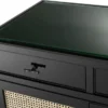 Casa Padrino Luxus Kommode Schwarz / Naturfarben 200 x 56 x H. 92,5 cm - Limited Edition