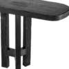 Casa Padrino Luxus Konsole Antik Schwarz 230 x 35 x H. 74,5 cm - Rechteckiger Massivholz Konsolentisch - Massivholz Möbel - Luxus Möbel - Luxus Qualität