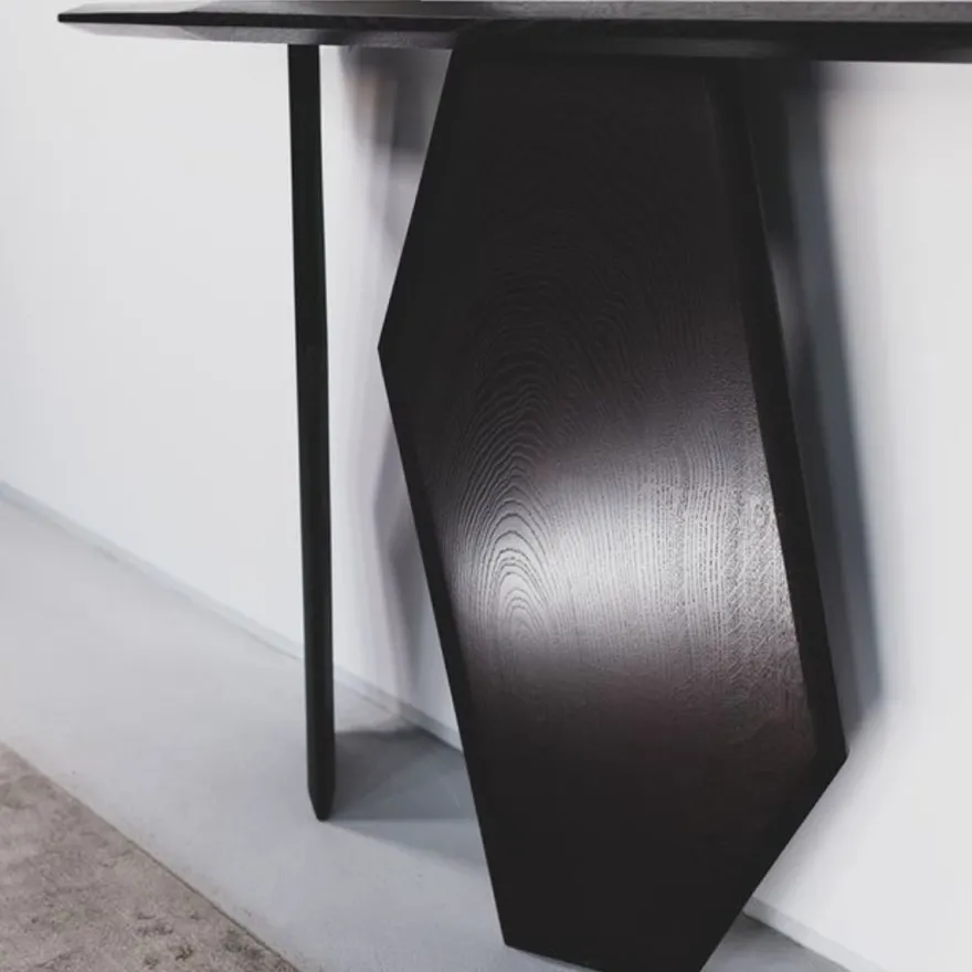 Casa Padrino Luxus Konsole Dunkelbraun 154 x 40 x H. 80 cm - Massivholz Konsolentisch - Wohnzimmer Möbel - Hotel Möbel - Luxus Möbel - Luxus Einrichtung
