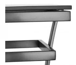 Casa Padrino Luxus Konsole im Barockstil Bronze mit Rauchglas 80 x 40 x H. 78 cm