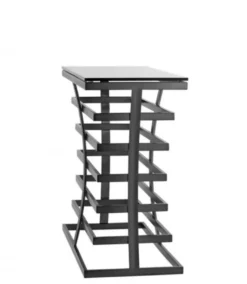 Casa Padrino Luxus Konsole im Barockstil Bronze mit Rauchglas 80 x 40 x H. 78 cm
