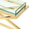 Casa Padrino Luxus Konsole / Konsolentisch Gold 150 x 45 x H. 77 cm - Hotel Möbel
