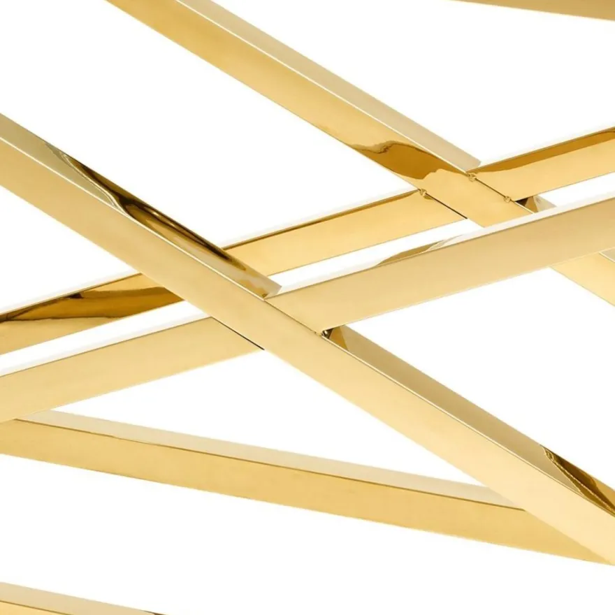Casa Padrino Luxus Konsole / Konsolentisch Gold 150 x 45 x H. 77 cm - Hotel Möbel